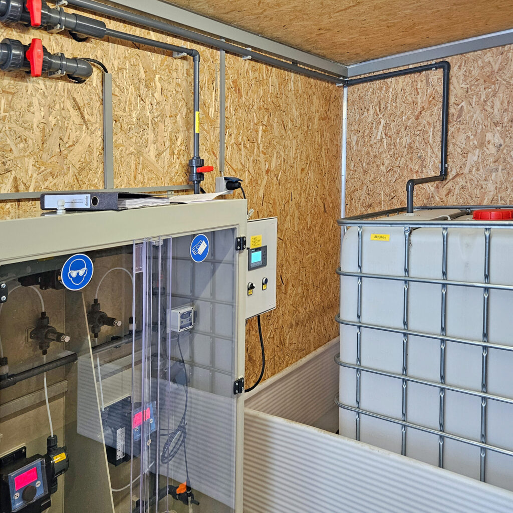 Dosieranlage im Container